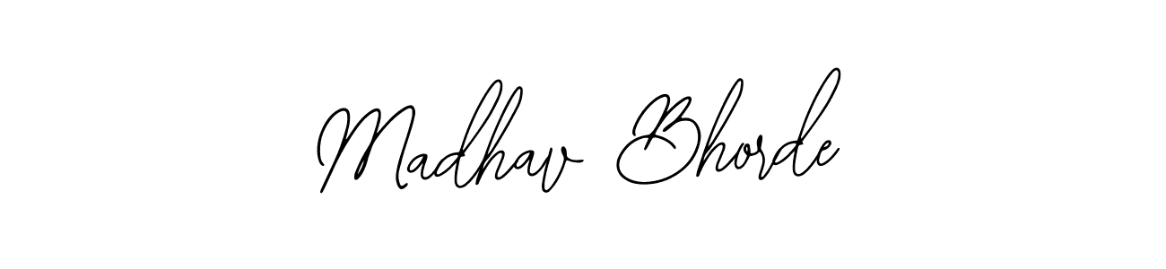 Similarly Bearetta-2O07w is the best handwritten signature design. Signature creator online .You can use it as an online autograph creator for name Madhav Bhorde. Madhav Bhorde signature style 12 images and pictures png