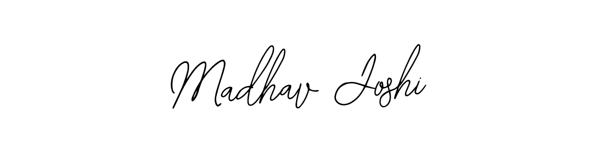 You should practise on your own different ways (Bearetta-2O07w) to write your name (Madhav Joshi) in signature. don't let someone else do it for you. Madhav Joshi signature style 12 images and pictures png