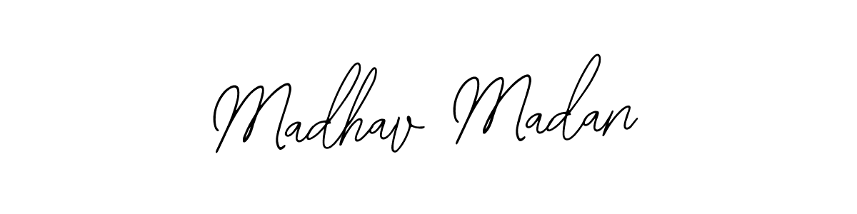 How to make Madhav Madan signature? Bearetta-2O07w is a professional autograph style. Create handwritten signature for Madhav Madan name. Madhav Madan signature style 12 images and pictures png