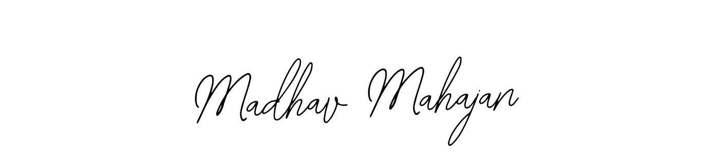 How to make Madhav Mahajan signature? Bearetta-2O07w is a professional autograph style. Create handwritten signature for Madhav Mahajan name. Madhav Mahajan signature style 12 images and pictures png