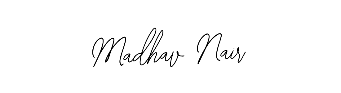 if you are searching for the best signature style for your name Madhav Nair. so please give up your signature search. here we have designed multiple signature styles  using Bearetta-2O07w. Madhav Nair signature style 12 images and pictures png