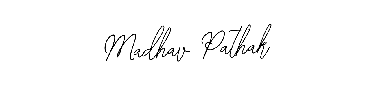Also You can easily find your signature by using the search form. We will create Madhav Pathak name handwritten signature images for you free of cost using Bearetta-2O07w sign style. Madhav Pathak signature style 12 images and pictures png