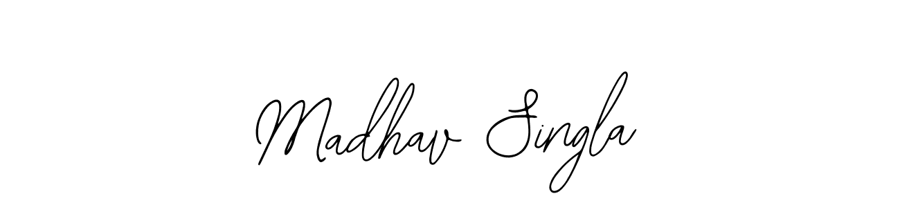 Make a beautiful signature design for name Madhav Singla. Use this online signature maker to create a handwritten signature for free. Madhav Singla signature style 12 images and pictures png