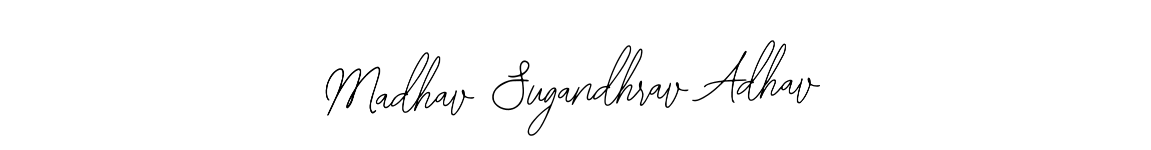 Design your own signature with our free online signature maker. With this signature software, you can create a handwritten (Bearetta-2O07w) signature for name Madhav Sugandhrav Adhav. Madhav Sugandhrav Adhav signature style 12 images and pictures png