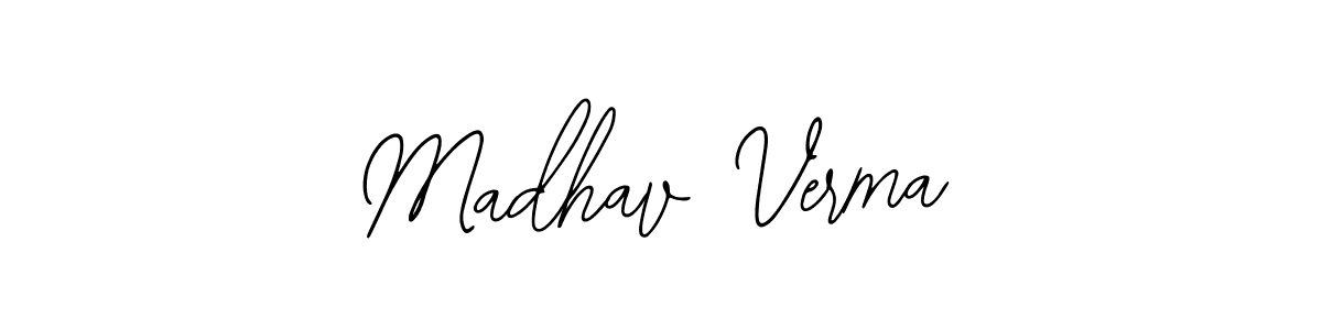 Create a beautiful signature design for name Madhav Verma. With this signature (Bearetta-2O07w) fonts, you can make a handwritten signature for free. Madhav Verma signature style 12 images and pictures png