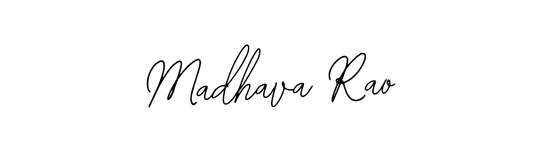 Design your own signature with our free online signature maker. With this signature software, you can create a handwritten (Bearetta-2O07w) signature for name Madhava Rao. Madhava Rao signature style 12 images and pictures png