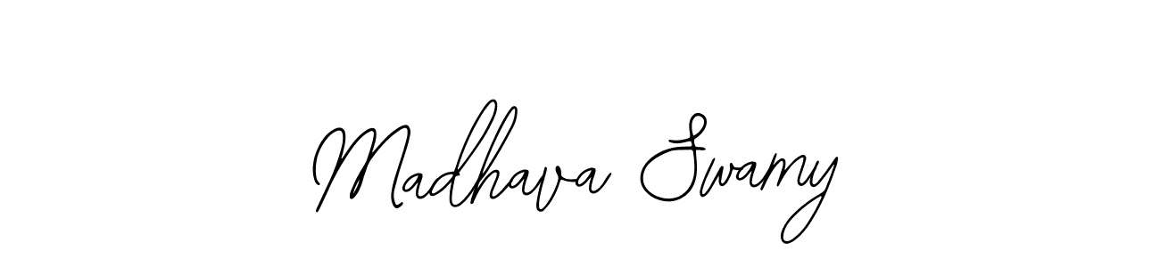 The best way (Bearetta-2O07w) to make a short signature is to pick only two or three words in your name. The name Madhava Swamy include a total of six letters. For converting this name. Madhava Swamy signature style 12 images and pictures png