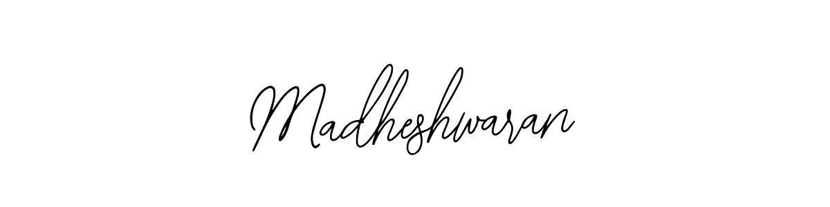 How to make Madheshwaran name signature. Use Bearetta-2O07w style for creating short signs online. This is the latest handwritten sign. Madheshwaran signature style 12 images and pictures png