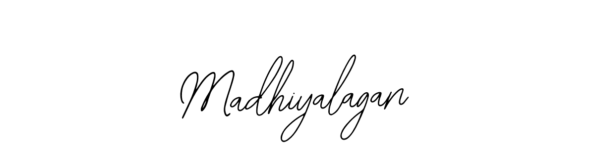 How to make Madhiyalagan name signature. Use Bearetta-2O07w style for creating short signs online. This is the latest handwritten sign. Madhiyalagan signature style 12 images and pictures png