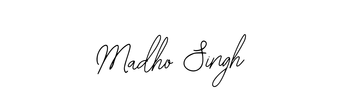 How to make Madho Singh name signature. Use Bearetta-2O07w style for creating short signs online. This is the latest handwritten sign. Madho Singh signature style 12 images and pictures png