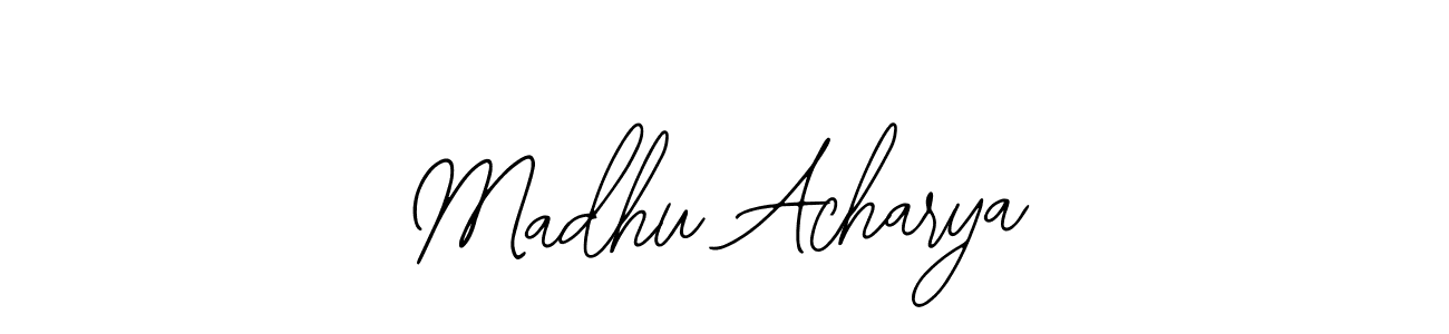 It looks lik you need a new signature style for name Madhu Acharya. Design unique handwritten (Bearetta-2O07w) signature with our free signature maker in just a few clicks. Madhu Acharya signature style 12 images and pictures png