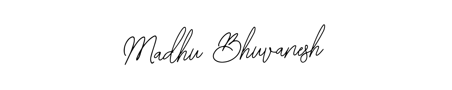 Make a short Madhu Bhuvanesh signature style. Manage your documents anywhere anytime using Bearetta-2O07w. Create and add eSignatures, submit forms, share and send files easily. Madhu Bhuvanesh signature style 12 images and pictures png