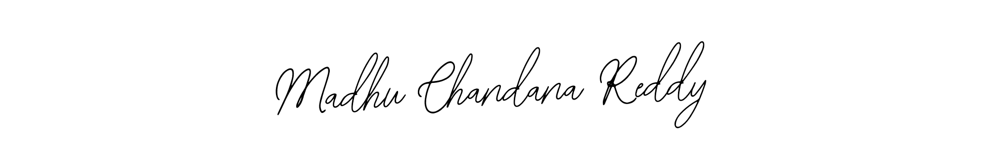 How to make Madhu Chandana Reddy signature? Bearetta-2O07w is a professional autograph style. Create handwritten signature for Madhu Chandana Reddy name. Madhu Chandana Reddy signature style 12 images and pictures png