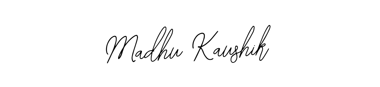 Madhu Kaushik stylish signature style. Best Handwritten Sign (Bearetta-2O07w) for my name. Handwritten Signature Collection Ideas for my name Madhu Kaushik. Madhu Kaushik signature style 12 images and pictures png