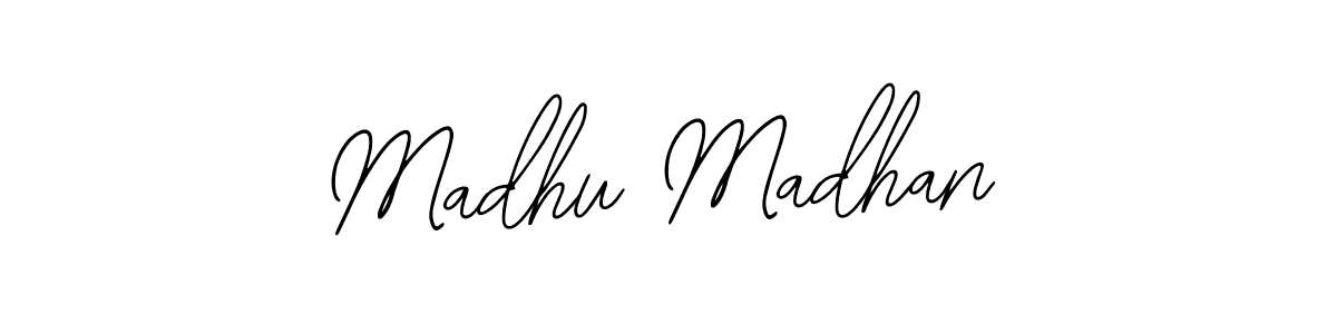 Madhu Madhan stylish signature style. Best Handwritten Sign (Bearetta-2O07w) for my name. Handwritten Signature Collection Ideas for my name Madhu Madhan. Madhu Madhan signature style 12 images and pictures png