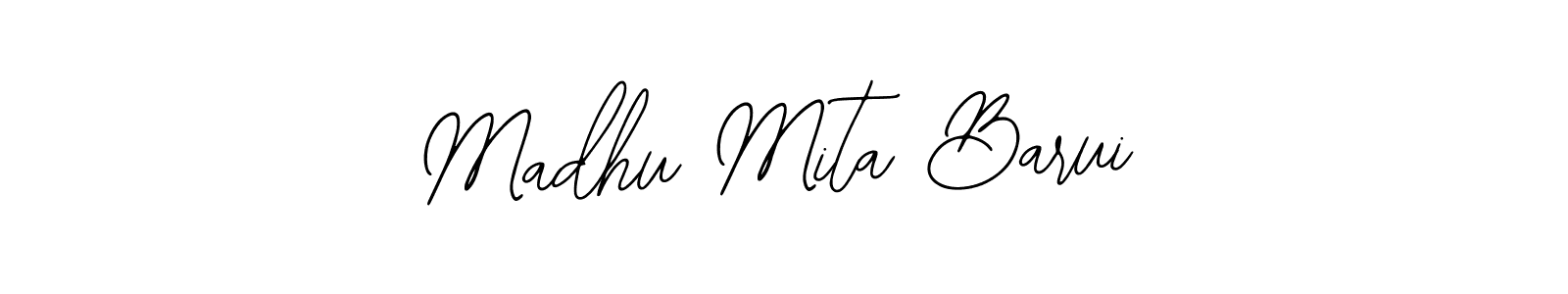 Design your own signature with our free online signature maker. With this signature software, you can create a handwritten (Bearetta-2O07w) signature for name Madhu Mita Barui. Madhu Mita Barui signature style 12 images and pictures png