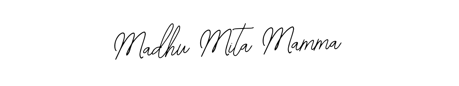 Madhu Mita Mamma stylish signature style. Best Handwritten Sign (Bearetta-2O07w) for my name. Handwritten Signature Collection Ideas for my name Madhu Mita Mamma. Madhu Mita Mamma signature style 12 images and pictures png