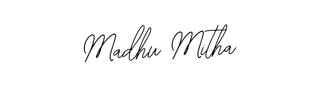 Madhu Mitha stylish signature style. Best Handwritten Sign (Bearetta-2O07w) for my name. Handwritten Signature Collection Ideas for my name Madhu Mitha. Madhu Mitha signature style 12 images and pictures png