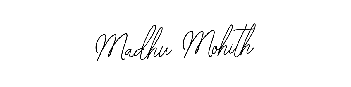 You should practise on your own different ways (Bearetta-2O07w) to write your name (Madhu Mohith) in signature. don't let someone else do it for you. Madhu Mohith signature style 12 images and pictures png