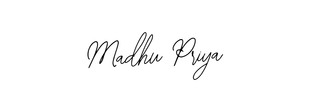 How to make Madhu Priya signature? Bearetta-2O07w is a professional autograph style. Create handwritten signature for Madhu Priya name. Madhu Priya signature style 12 images and pictures png