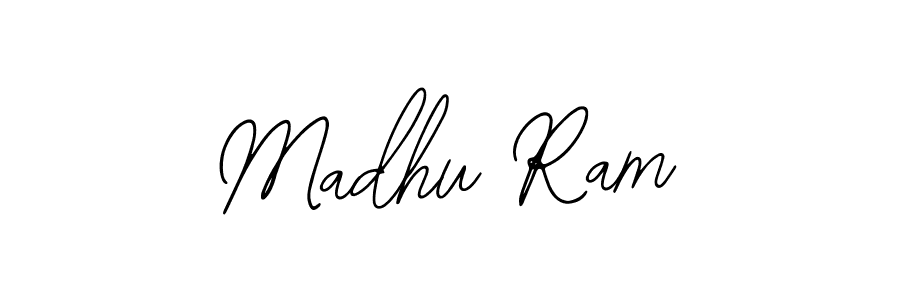 You should practise on your own different ways (Bearetta-2O07w) to write your name (Madhu Ram) in signature. don't let someone else do it for you. Madhu Ram signature style 12 images and pictures png
