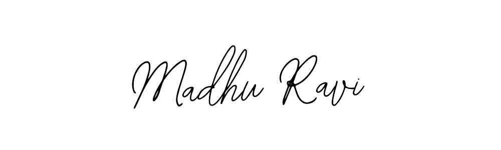 Madhu Ravi stylish signature style. Best Handwritten Sign (Bearetta-2O07w) for my name. Handwritten Signature Collection Ideas for my name Madhu Ravi. Madhu Ravi signature style 12 images and pictures png