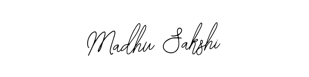 Design your own signature with our free online signature maker. With this signature software, you can create a handwritten (Bearetta-2O07w) signature for name Madhu Sakshi. Madhu Sakshi signature style 12 images and pictures png
