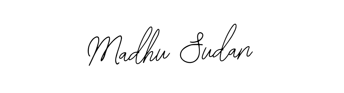 Madhu Sudan stylish signature style. Best Handwritten Sign (Bearetta-2O07w) for my name. Handwritten Signature Collection Ideas for my name Madhu Sudan. Madhu Sudan signature style 12 images and pictures png