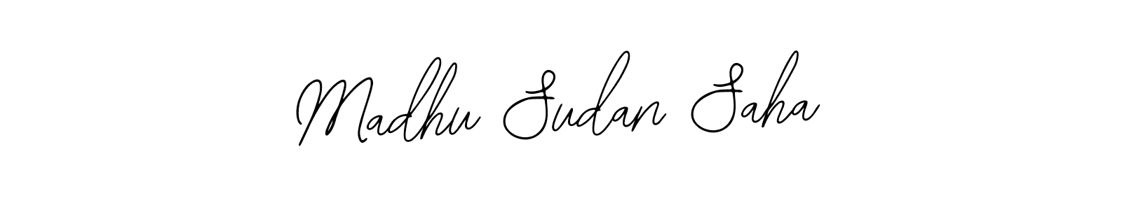 You should practise on your own different ways (Bearetta-2O07w) to write your name (Madhu Sudan Saha) in signature. don't let someone else do it for you. Madhu Sudan Saha signature style 12 images and pictures png