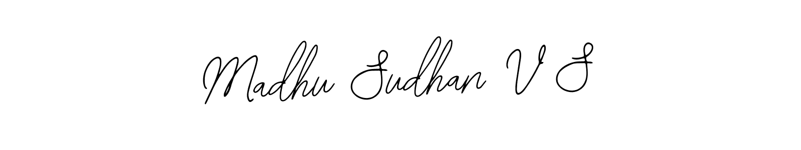 How to make Madhu Sudhan V S signature? Bearetta-2O07w is a professional autograph style. Create handwritten signature for Madhu Sudhan V S name. Madhu Sudhan V S signature style 12 images and pictures png