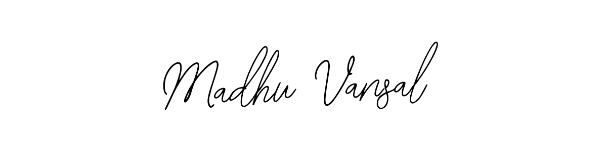 Create a beautiful signature design for name Madhu Vansal. With this signature (Bearetta-2O07w) fonts, you can make a handwritten signature for free. Madhu Vansal signature style 12 images and pictures png