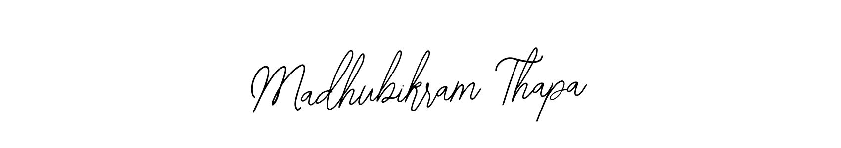 Create a beautiful signature design for name Madhubikram Thapa. With this signature (Bearetta-2O07w) fonts, you can make a handwritten signature for free. Madhubikram Thapa signature style 12 images and pictures png