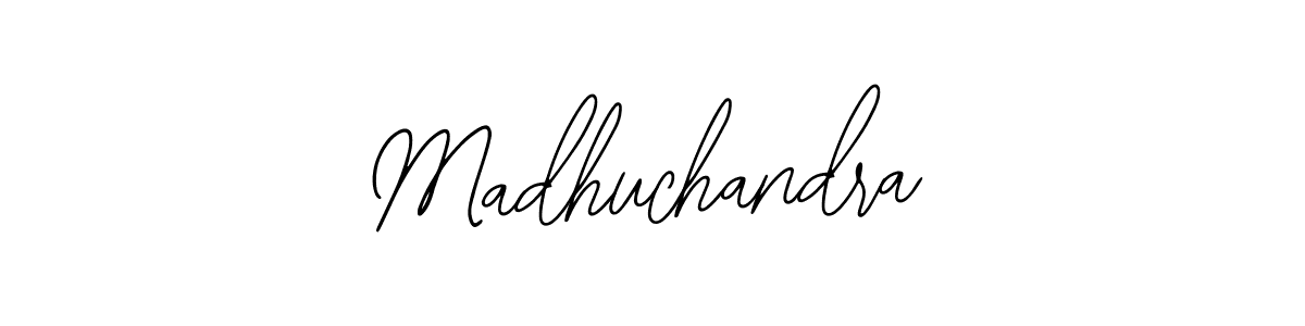 How to make Madhuchandra name signature. Use Bearetta-2O07w style for creating short signs online. This is the latest handwritten sign. Madhuchandra signature style 12 images and pictures png