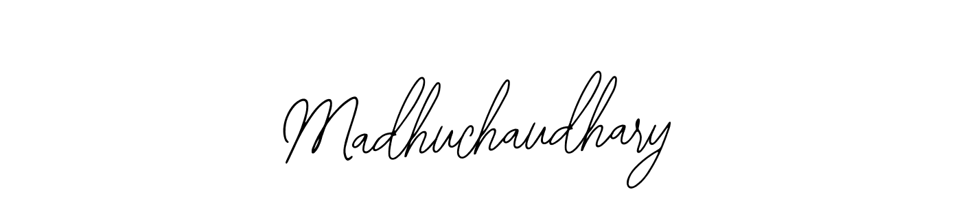 How to make Madhuchaudhary signature? Bearetta-2O07w is a professional autograph style. Create handwritten signature for Madhuchaudhary name. Madhuchaudhary signature style 12 images and pictures png