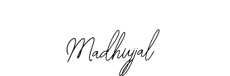 Use a signature maker to create a handwritten signature online. With this signature software, you can design (Bearetta-2O07w) your own signature for name Madhujjal. Madhujjal signature style 12 images and pictures png