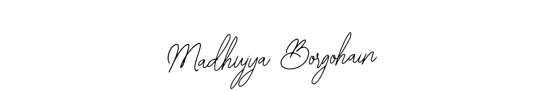 Similarly Bearetta-2O07w is the best handwritten signature design. Signature creator online .You can use it as an online autograph creator for name Madhujya Borgohain. Madhujya Borgohain signature style 12 images and pictures png