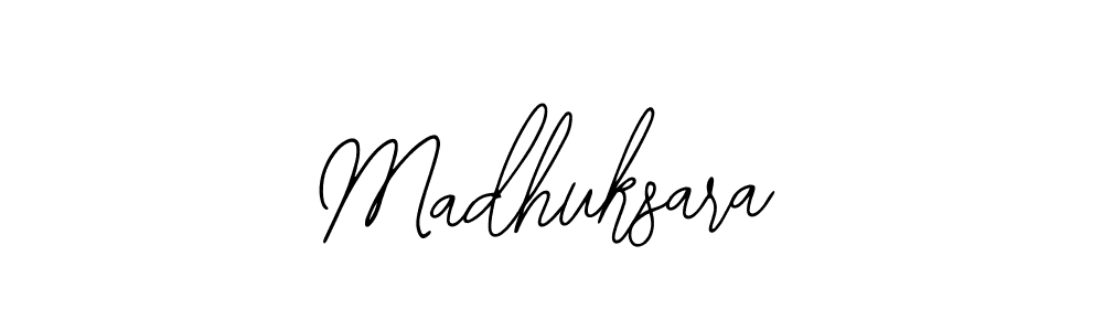 Create a beautiful signature design for name Madhuksara. With this signature (Bearetta-2O07w) fonts, you can make a handwritten signature for free. Madhuksara signature style 12 images and pictures png