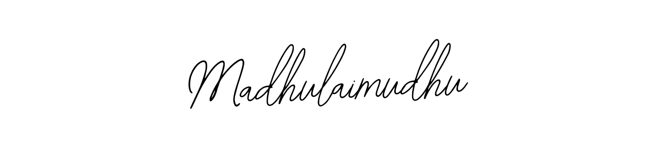 Similarly Bearetta-2O07w is the best handwritten signature design. Signature creator online .You can use it as an online autograph creator for name Madhulaimudhu. Madhulaimudhu signature style 12 images and pictures png