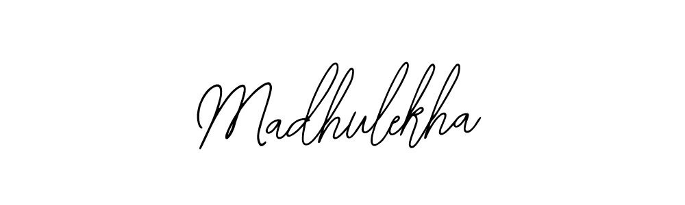 Also we have Madhulekha name is the best signature style. Create professional handwritten signature collection using Bearetta-2O07w autograph style. Madhulekha signature style 12 images and pictures png