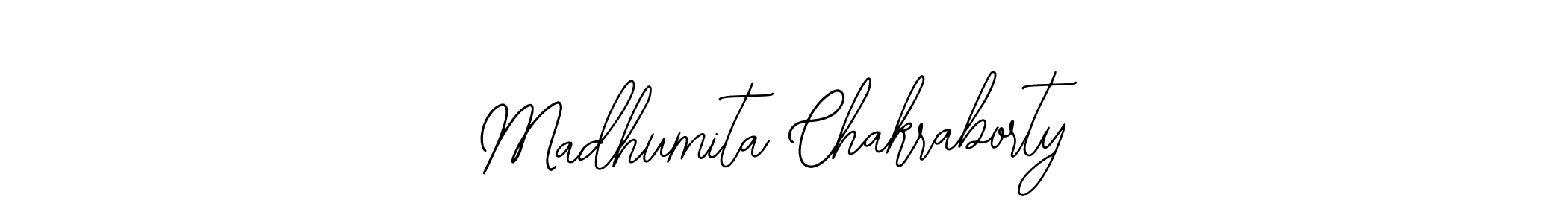 How to make Madhumita Chakraborty name signature. Use Bearetta-2O07w style for creating short signs online. This is the latest handwritten sign. Madhumita Chakraborty signature style 12 images and pictures png