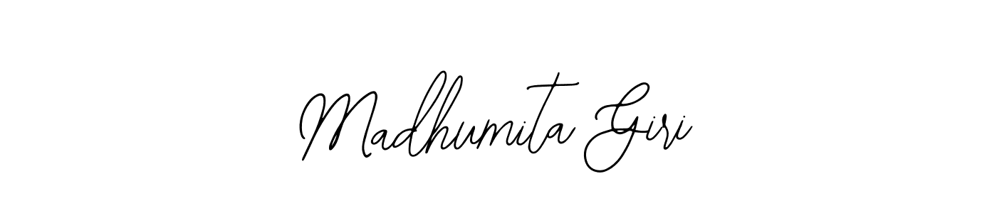 The best way (Bearetta-2O07w) to make a short signature is to pick only two or three words in your name. The name Madhumita Giri include a total of six letters. For converting this name. Madhumita Giri signature style 12 images and pictures png
