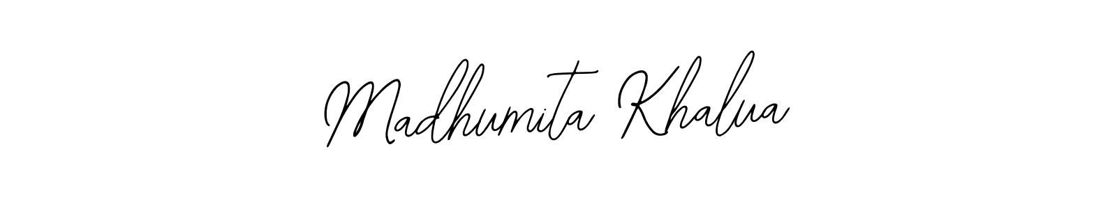 Bearetta-2O07w is a professional signature style that is perfect for those who want to add a touch of class to their signature. It is also a great choice for those who want to make their signature more unique. Get Madhumita Khalua name to fancy signature for free. Madhumita Khalua signature style 12 images and pictures png