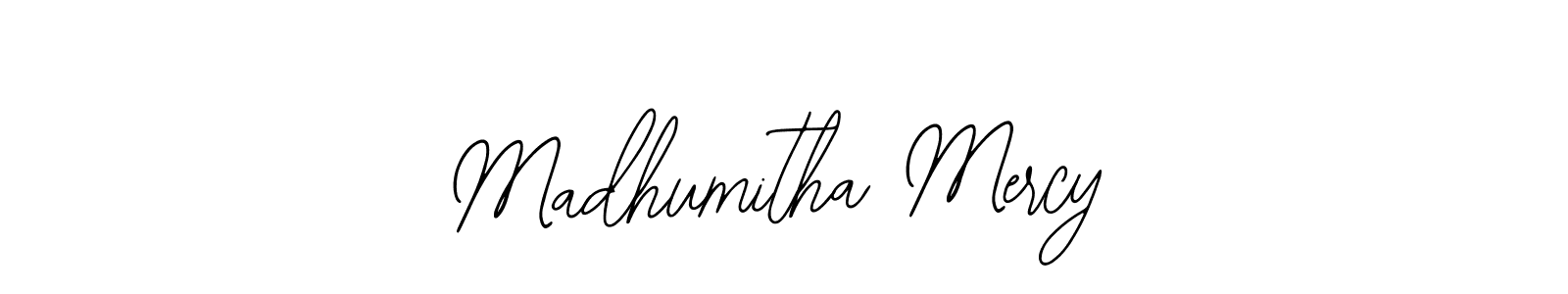 You should practise on your own different ways (Bearetta-2O07w) to write your name (Madhumitha Mercy) in signature. don't let someone else do it for you. Madhumitha Mercy signature style 12 images and pictures png