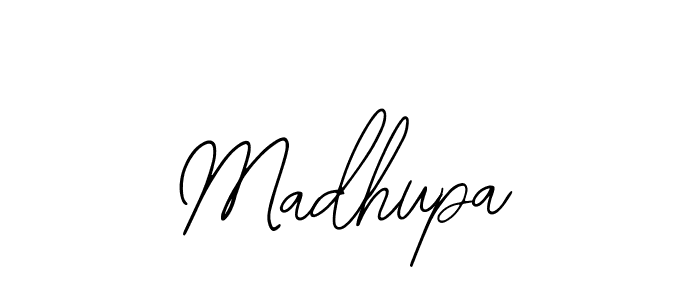 Design your own signature with our free online signature maker. With this signature software, you can create a handwritten (Bearetta-2O07w) signature for name Madhupa. Madhupa signature style 12 images and pictures png