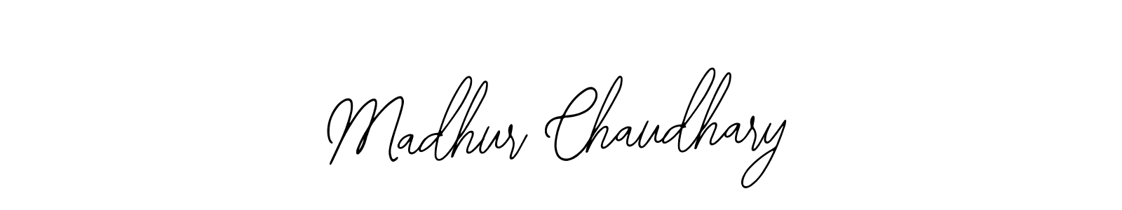 You should practise on your own different ways (Bearetta-2O07w) to write your name (Madhur Chaudhary) in signature. don't let someone else do it for you. Madhur Chaudhary signature style 12 images and pictures png