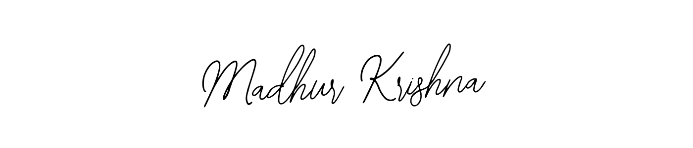 Madhur Krishna stylish signature style. Best Handwritten Sign (Bearetta-2O07w) for my name. Handwritten Signature Collection Ideas for my name Madhur Krishna. Madhur Krishna signature style 12 images and pictures png