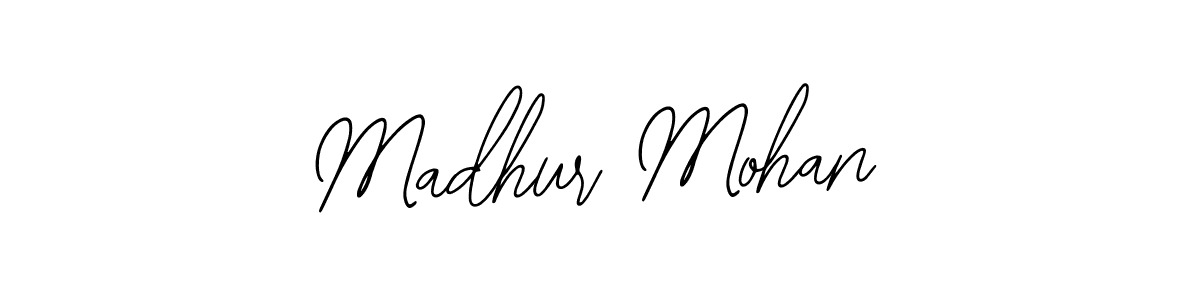 if you are searching for the best signature style for your name Madhur Mohan. so please give up your signature search. here we have designed multiple signature styles  using Bearetta-2O07w. Madhur Mohan signature style 12 images and pictures png