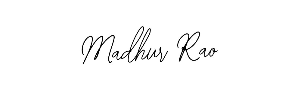 You should practise on your own different ways (Bearetta-2O07w) to write your name (Madhur Rao) in signature. don't let someone else do it for you. Madhur Rao signature style 12 images and pictures png