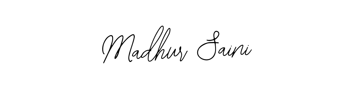 Make a beautiful signature design for name Madhur Saini. Use this online signature maker to create a handwritten signature for free. Madhur Saini signature style 12 images and pictures png