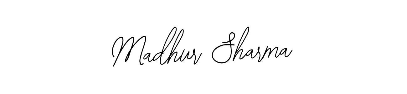 Make a beautiful signature design for name Madhur Sharma. Use this online signature maker to create a handwritten signature for free. Madhur Sharma signature style 12 images and pictures png